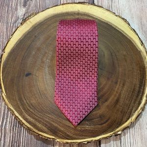 Tommy Bahama | Pink Metallic Pineapple Print Tie